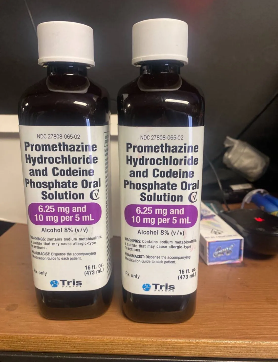 Tris promethazine cough syrup